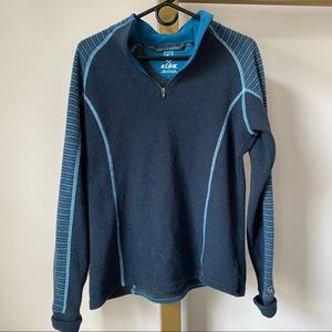 Kuhl Blue Quarter Zip - L